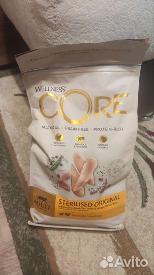 Корм для кошек wellness Core