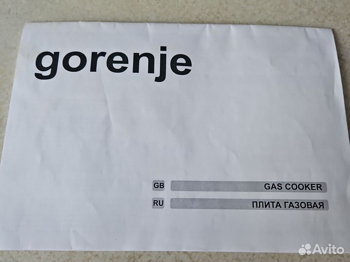 Газовая плита gorenje 50 см