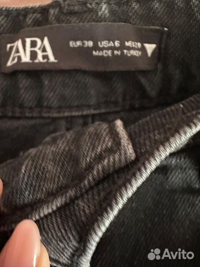 Джинсы Zara 34 бананы