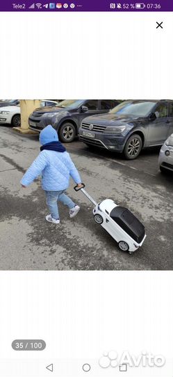 Детский чемодан каталка