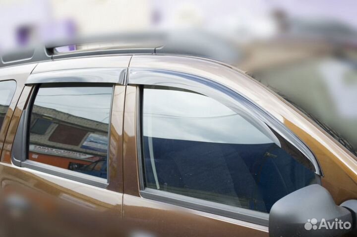 Дефлекторы окон ветровики Renault Duster Дастер