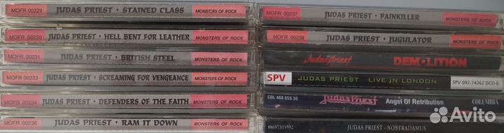 Cd диски Judas Priest 12 шт
