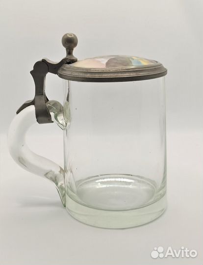 Антикварная пивная кружка, 19 век. Германия