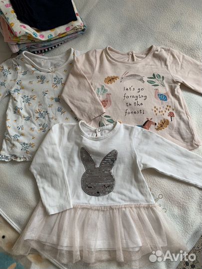 Вещи пакетом для девочки 80 86