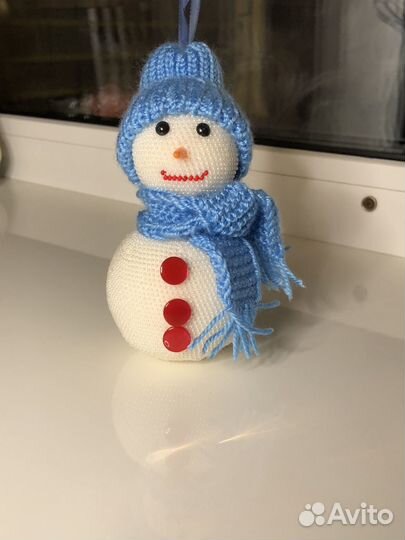 Елочные игрушка из бисера