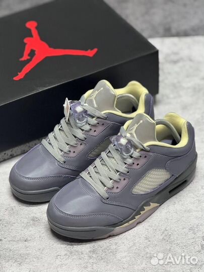 Кроссовки Nike PSG x Air Jordan 5 Low (Арт.17054)
