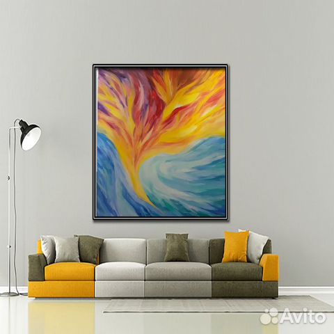 Картина маслом абстрактная 