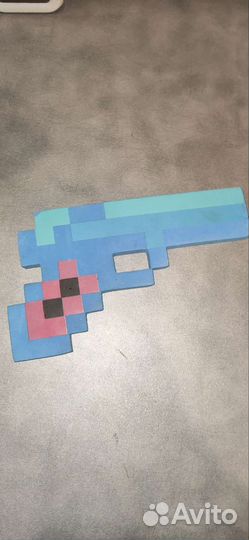 Пистолет Майнкрафт мягкий