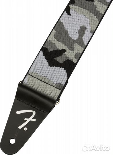 Ремень гитарный fender WeighLess 2' Camo Strap