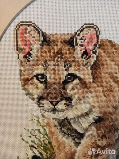 Вышивка, картина 