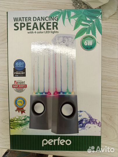 Светодиодные колонки с водой 