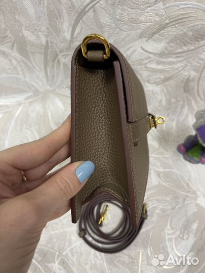 Сумка клатч Hermes Kelly в натуральной коже