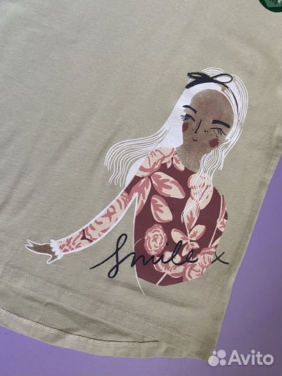 Лонгслив для девочки 140