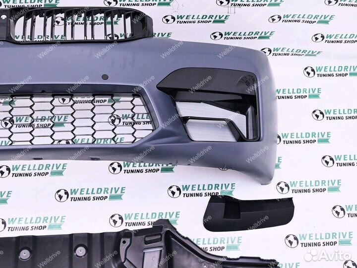 Бампер передний BMW 5 G30 дорест стиль М5 F90 LCI