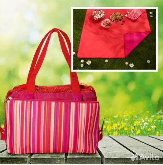 Сумка-коврик для пикника 2-в-1 новая