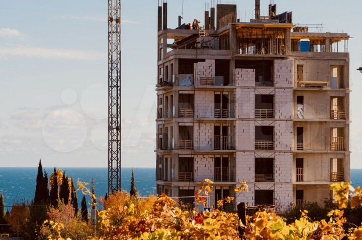 1-к. апартаменты, 46,5 м², 6/8 эт.