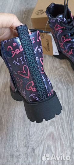 Новые деми ботинки для девочек 33,34