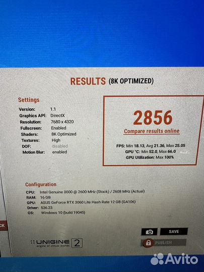 Asus RTX 3060 12gb Rog Strix LHR