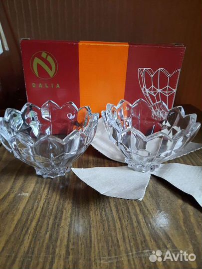 Набор вазочек новый