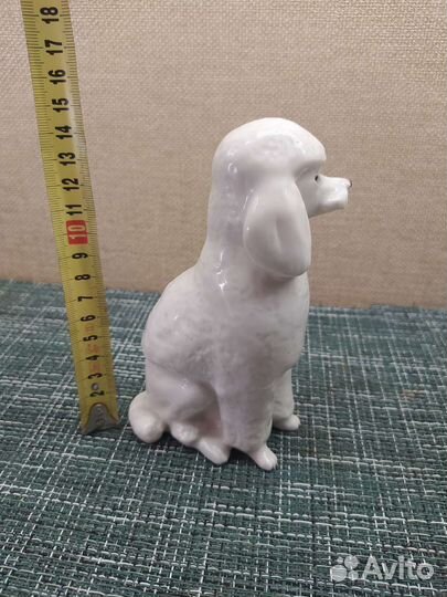 Статуэтка собака пудель лфз СССР