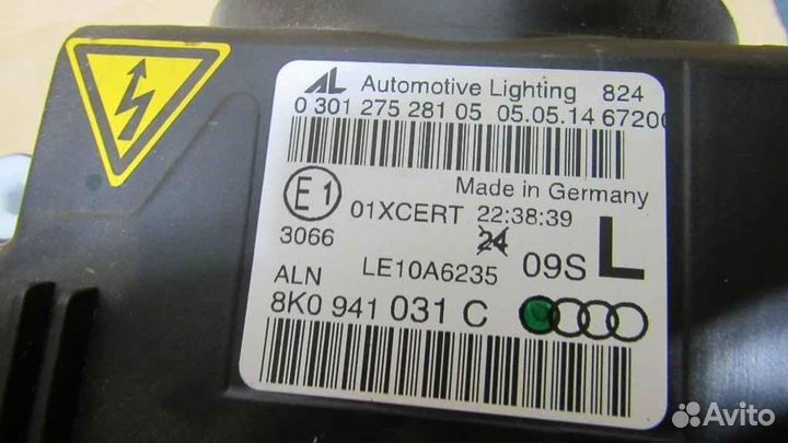 Фара левая, Audi A4 B8/8K 2012