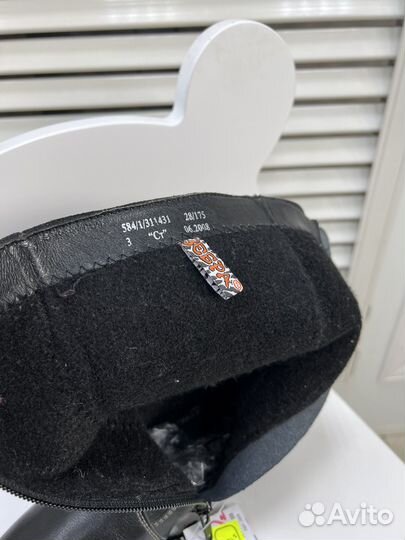 Сапоги демисезонные zebra для девочки 28