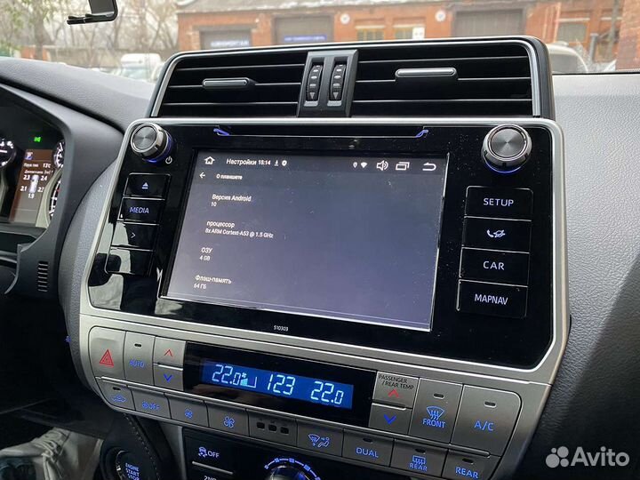 Блок Android Toyota Prado