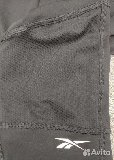 Тайтсы мужские Reebok, чёрные, р. M (Оригинал)