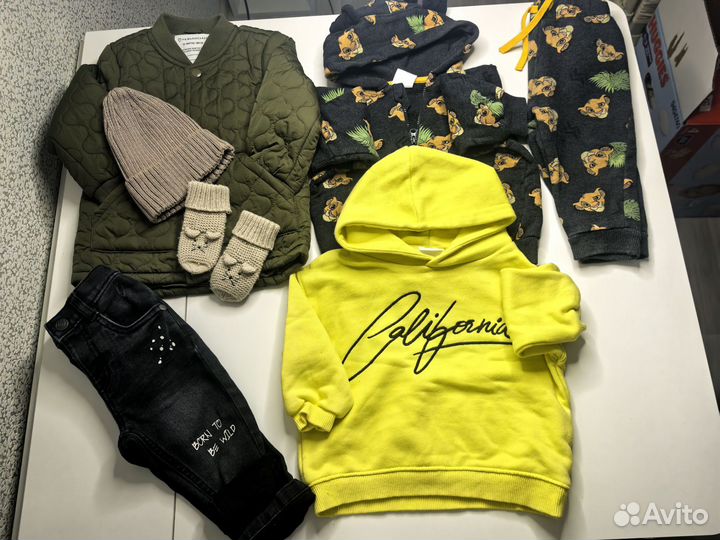 Одежда для мальчика пакетом 80 86