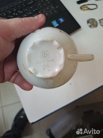 Чайный сервиз гдр кленовый листья