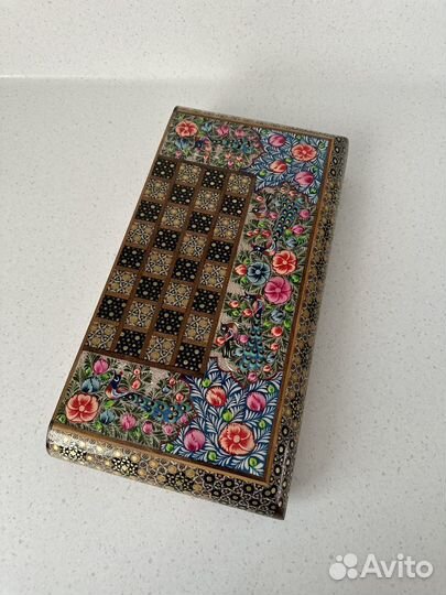 Нарды, шахматы и шашки 3в1 ручная работа