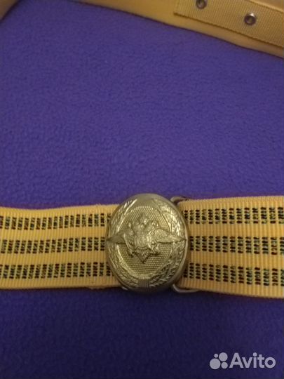 Парадный ремень новый бляхя-латунь