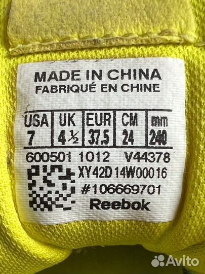 Кроссовки Reebok 37,5р