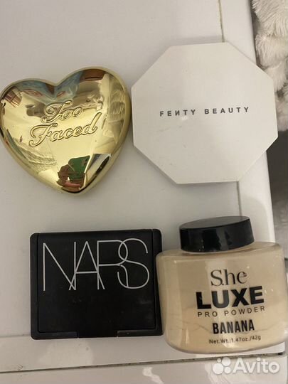 Косметика люксовая nars, too faced, fenty beauty