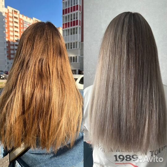 Сложные окрашивания, аиртач, мелирование