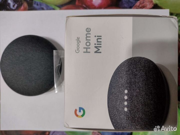 Умная колонка Google home mini