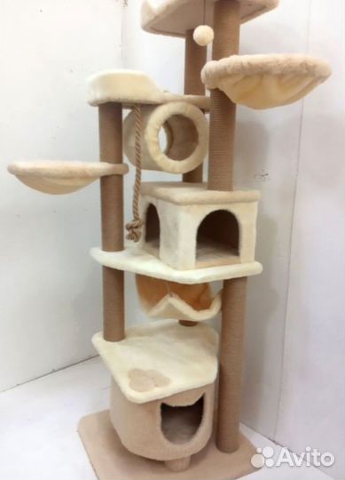 Милый Комплекс многоуровневый с большими домиками высота 190 см (Арт-1058) с доставкой