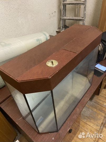 Аквариум панорамный без тумбы б/у