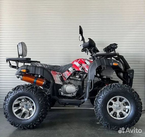 Квадроцикл Grizzly 250cc красный