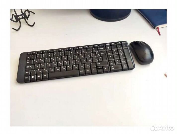 Беспроводная клавиатура и мышь logitech