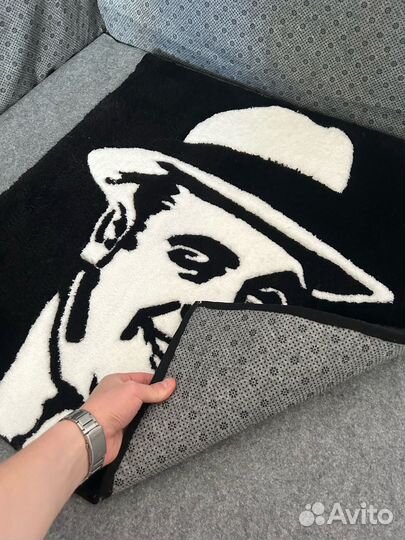 Ковер тафтинговый (ручной работы ) с эскизом: 