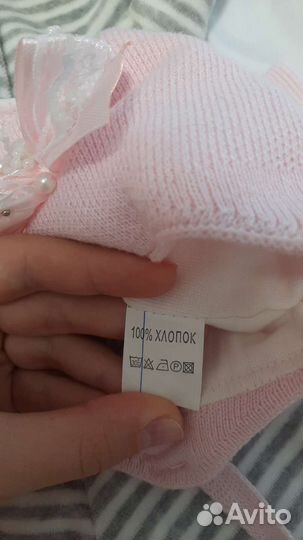 Шапка для девочки упетленная