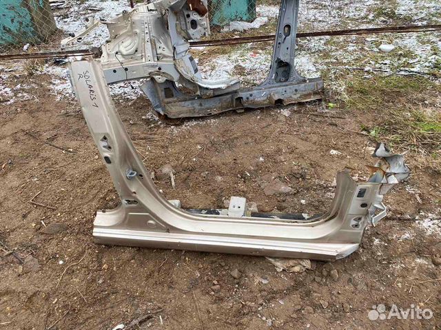 Правый порог Hyundai Solaris 1 седан