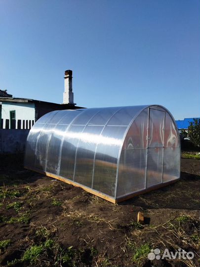 Теплица сверхпрочная 3*4 с поликарбонатом