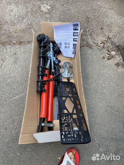 Крепление для перевозки велосипеда на фаркоп