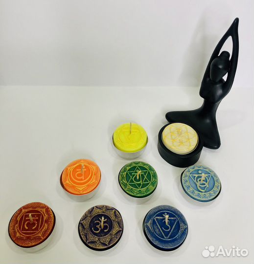 Подсвечники из гипса ручная работа