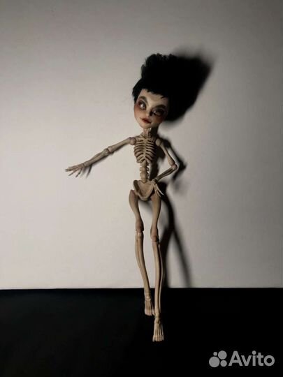 Скелита, кукла монстер хай ооак monster high ooak
