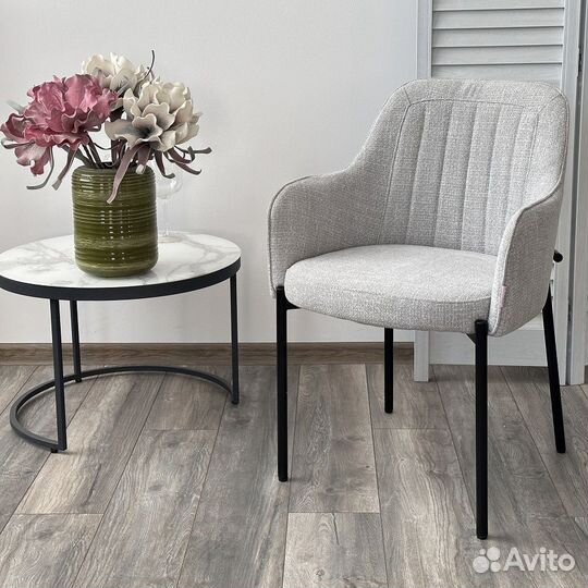 Стул Woodrow, рогожка светло-серый