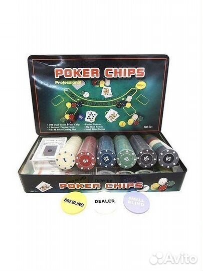 Набор для покера Holdem Light на 300 фишек