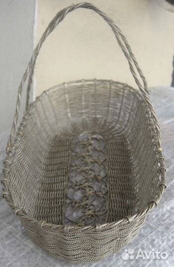 Конфетница из мельхиора